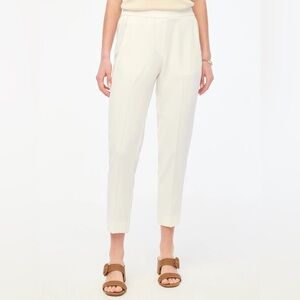 J. Crew Factory Women's Cream Straight Leg Pants